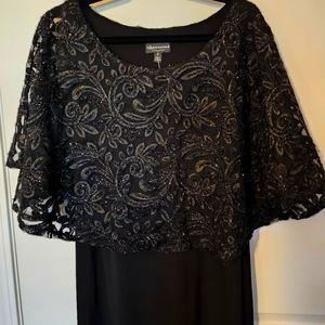 NWT Full length black formal dress